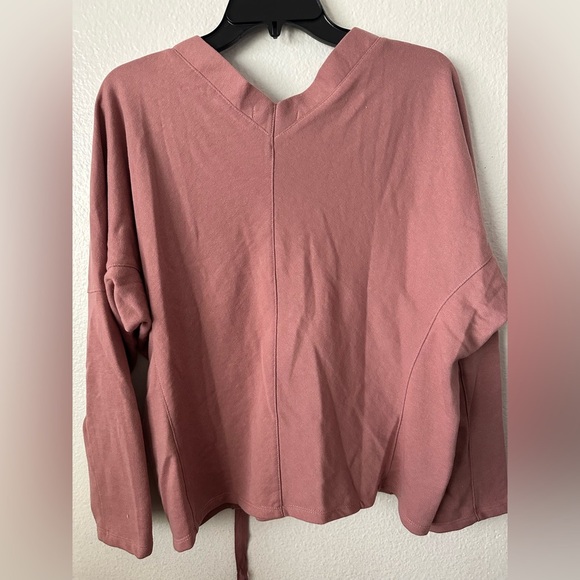 Activewear Look Sweater Long Sleeves Blush Medium SweaterSweatshirt BNWT - Picture 7 of 7